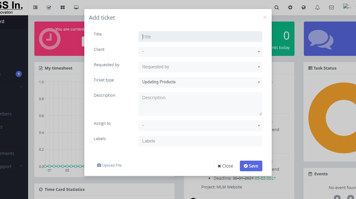 Projecto – Track Your Business 1 Projecto