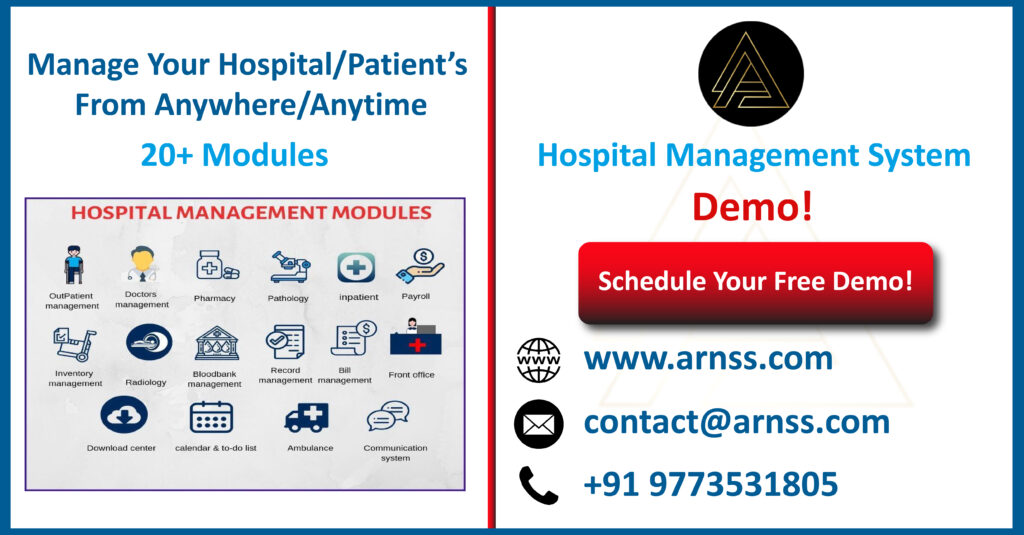Hospital Management System (HMS) 2022 ARNSS Innovation